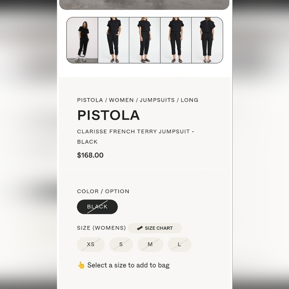 Pistola Black Women's Jumpsuit - Picture 10 of 15